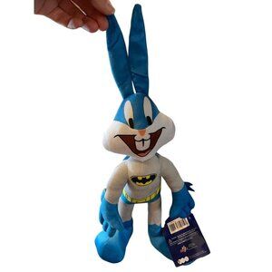 Set of 3 12" Looney Tunes Superhero Stuffed Animals, Taz, Bugs Bunny
